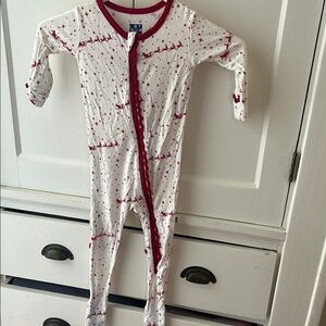 Kickee Pants Santa Sleigh Footies